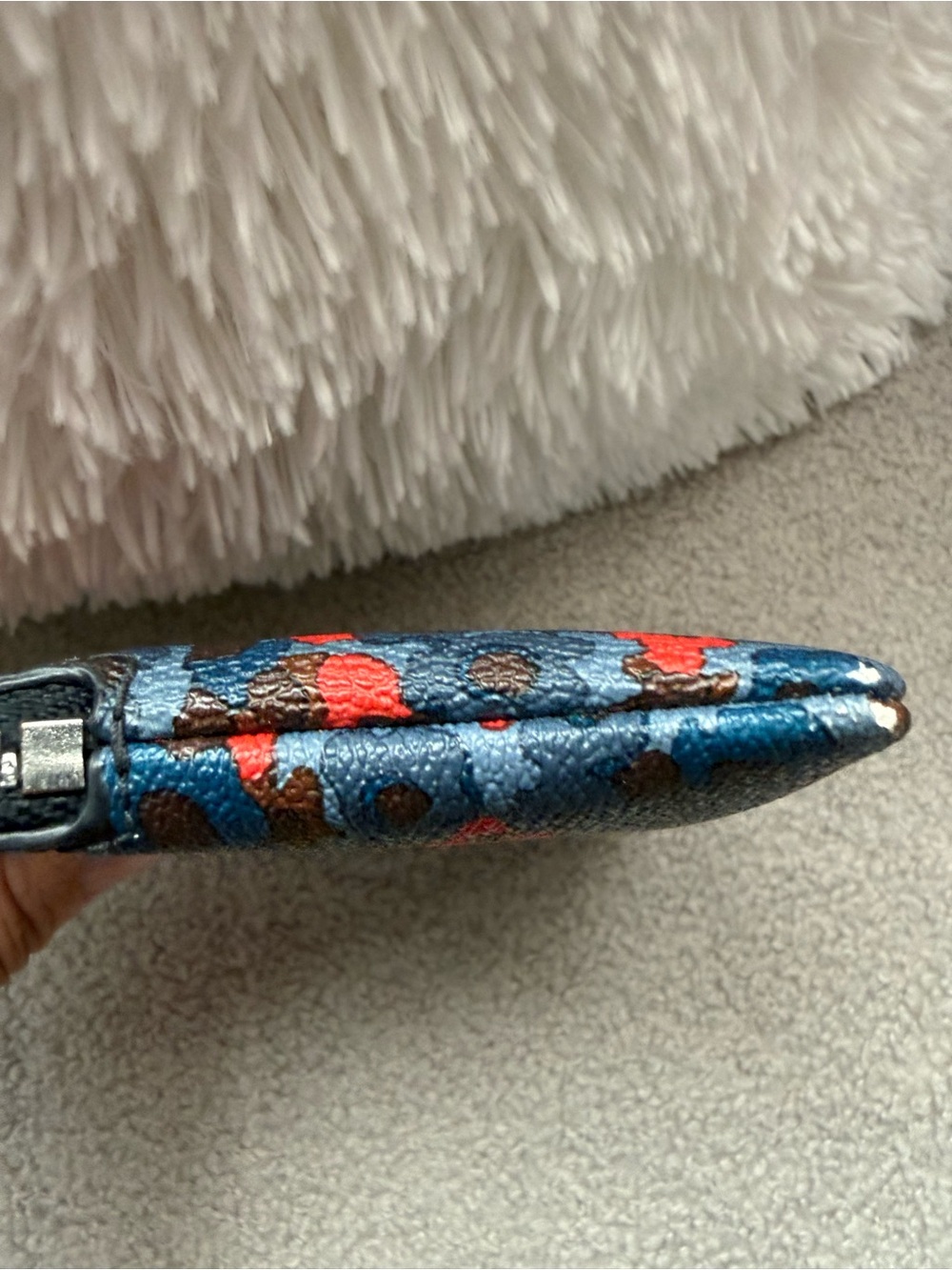 Coach Meadow Cluster Floral Corner Zip Wristlet NWOT - Picture 8 of 14